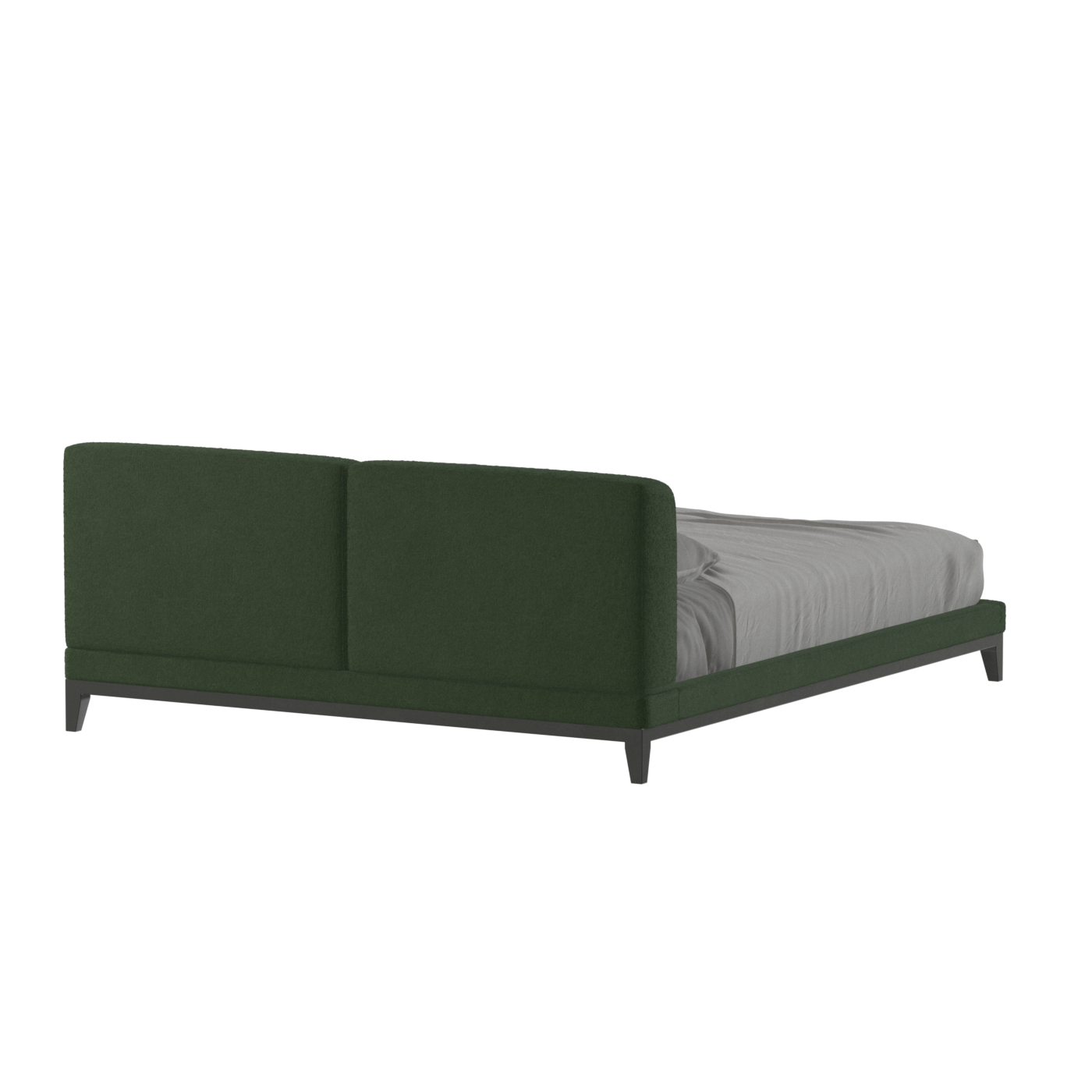 Lit double rembourré Infinity avec tête de lit élégante