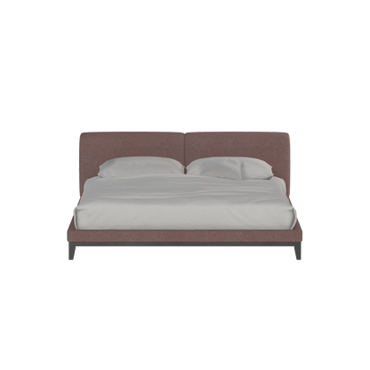 Infinity Upholstered Double Bed with Elegant Headboard