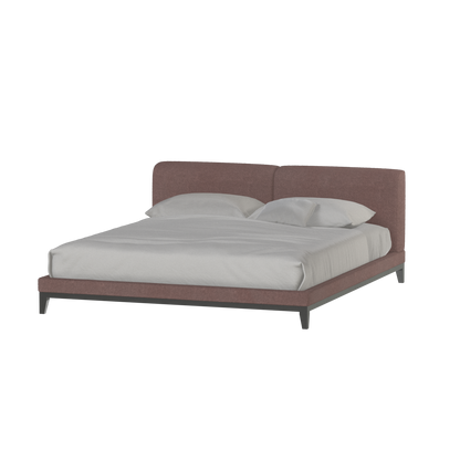 Infinity Upholstered Double Bed with Elegant Headboard