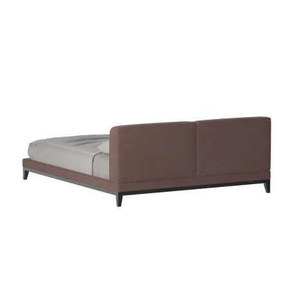 Infinity Upholstered Double Bed with Elegant Headboard