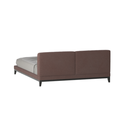 Infinity Upholstered Double Bed with Elegant Headboard
