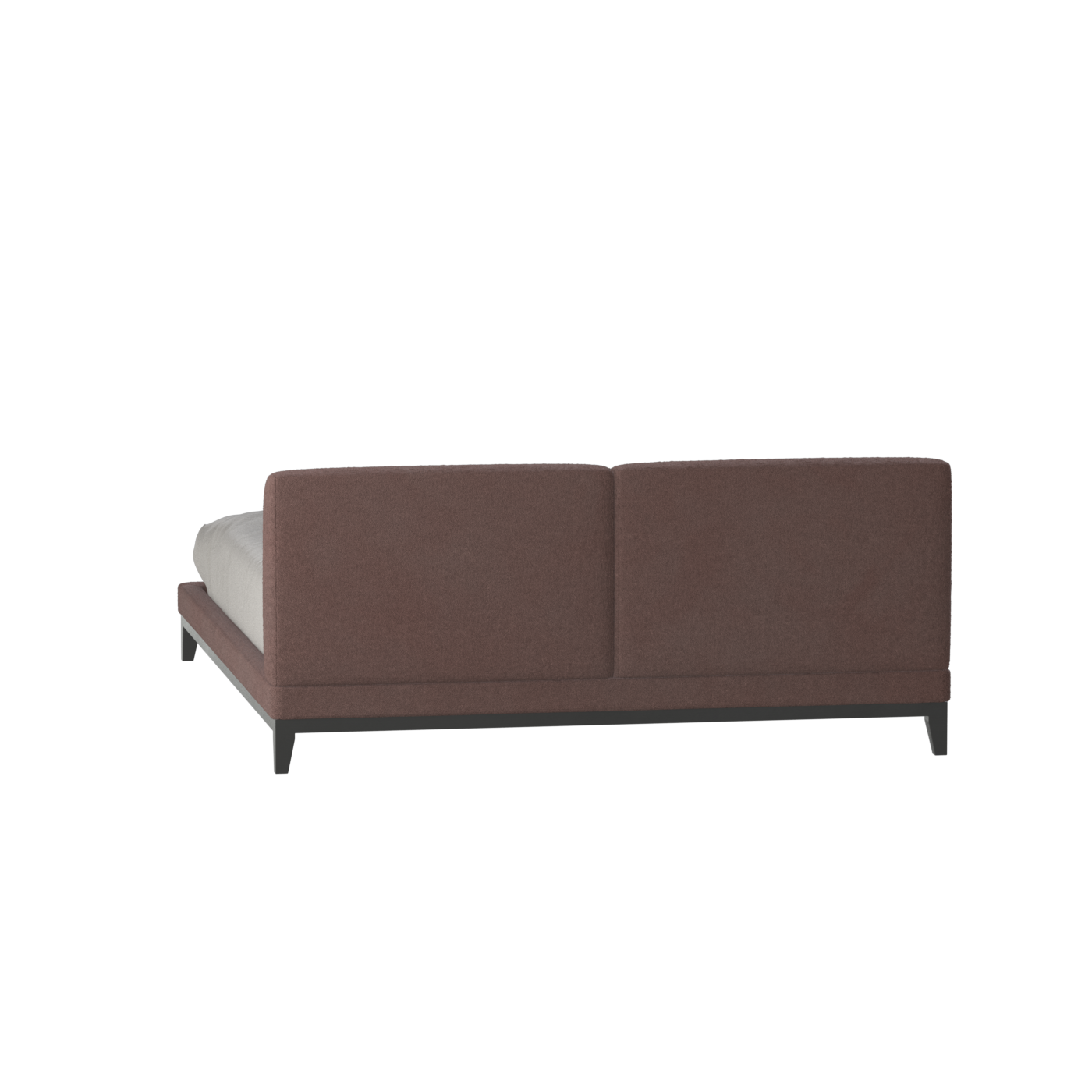 Infinity Upholstered Double Bed with Elegant Headboard