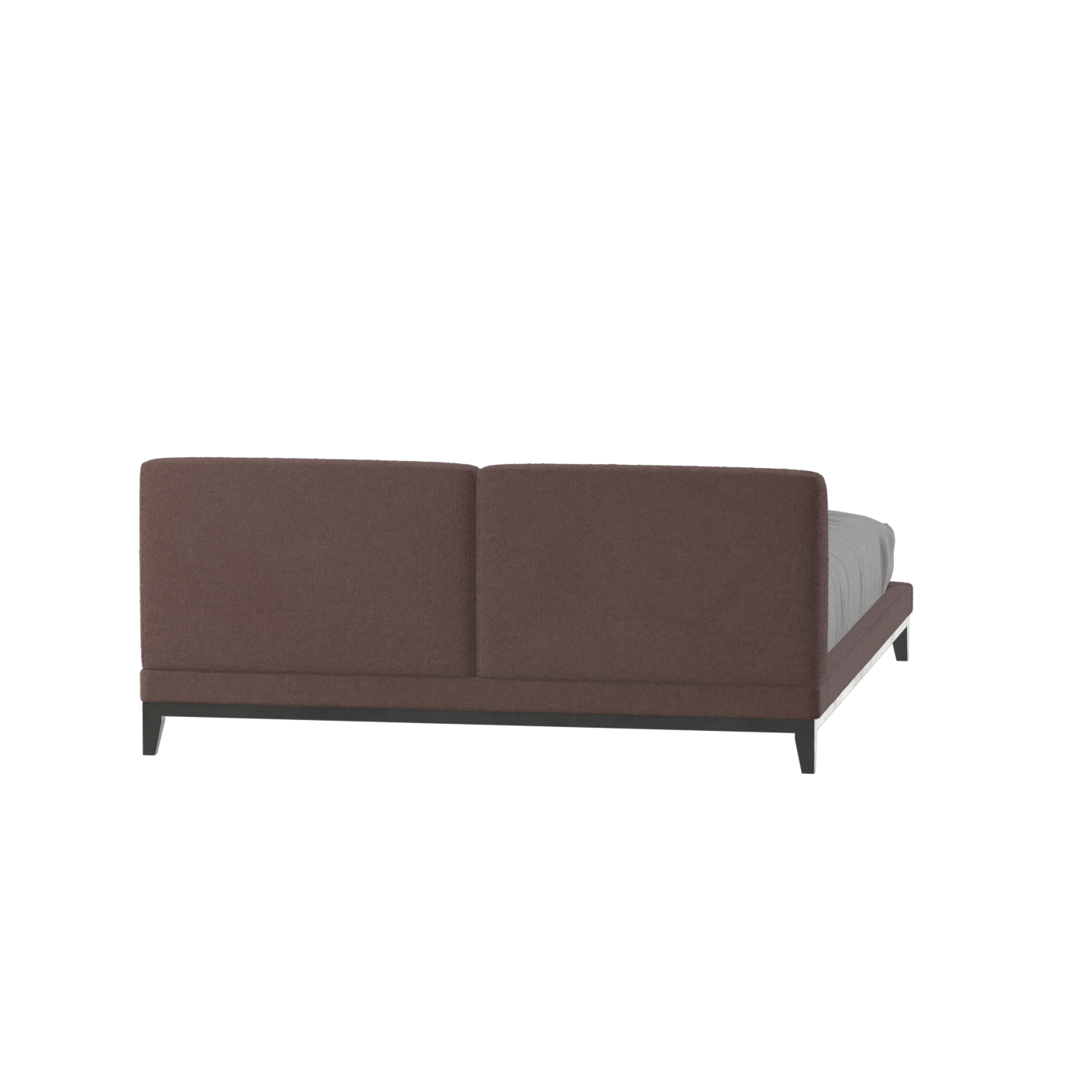 Infinity Upholstered Double Bed with Elegant Headboard