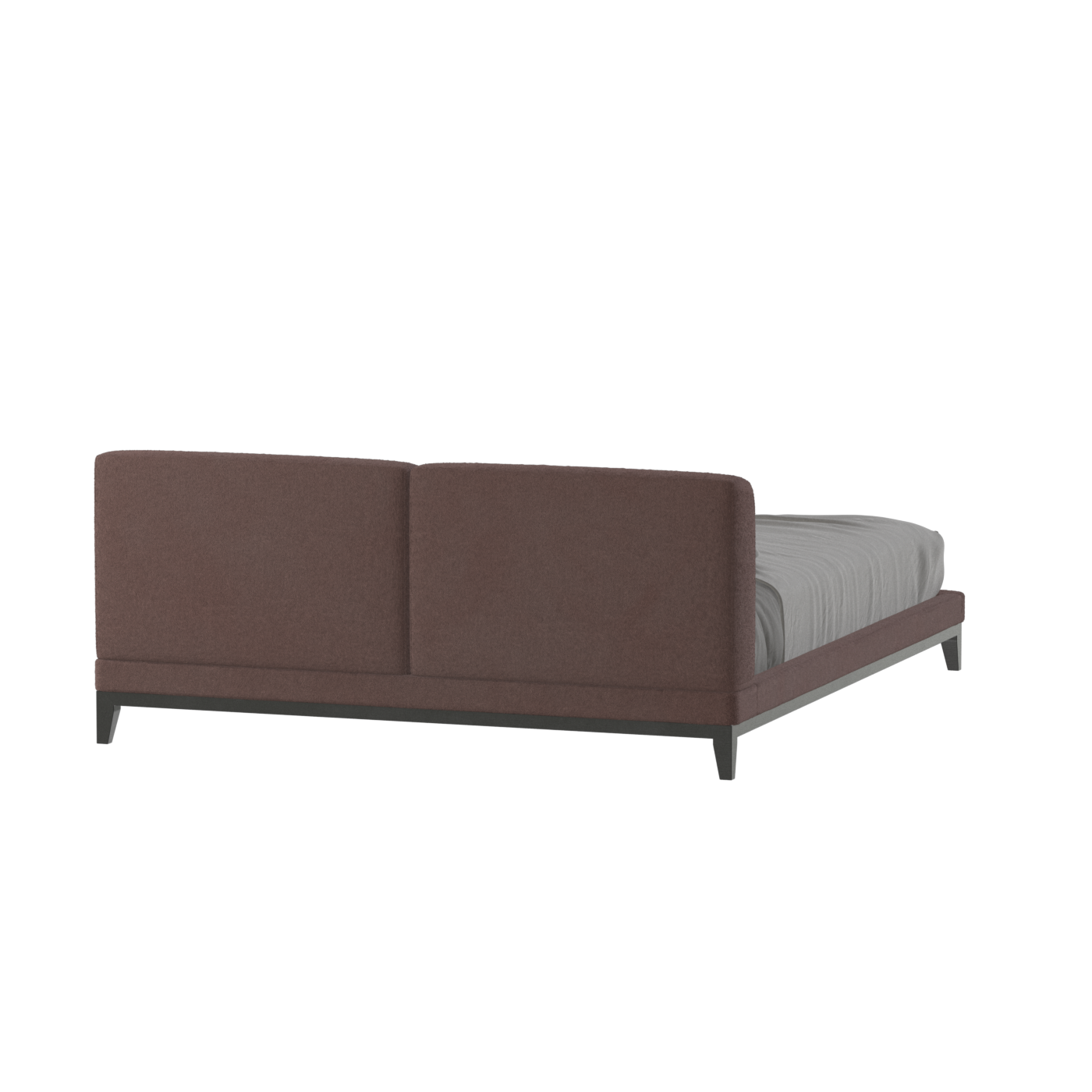 Infinity Upholstered Double Bed with Elegant Headboard