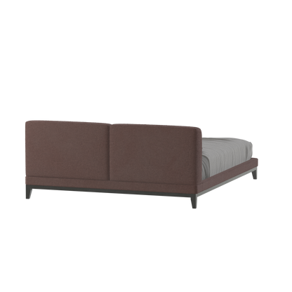 Infinity Upholstered Double Bed with Elegant Headboard