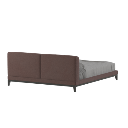 Infinity Upholstered Double Bed with Elegant Headboard