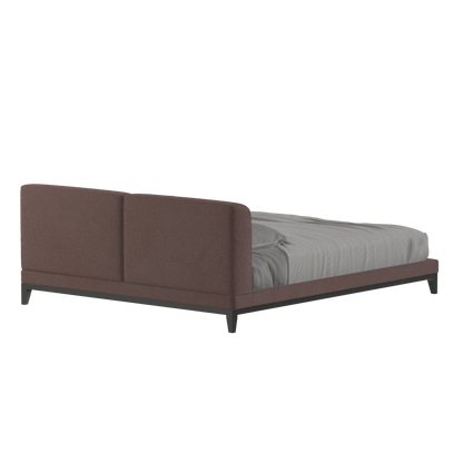 Infinity Upholstered Double Bed with Elegant Headboard