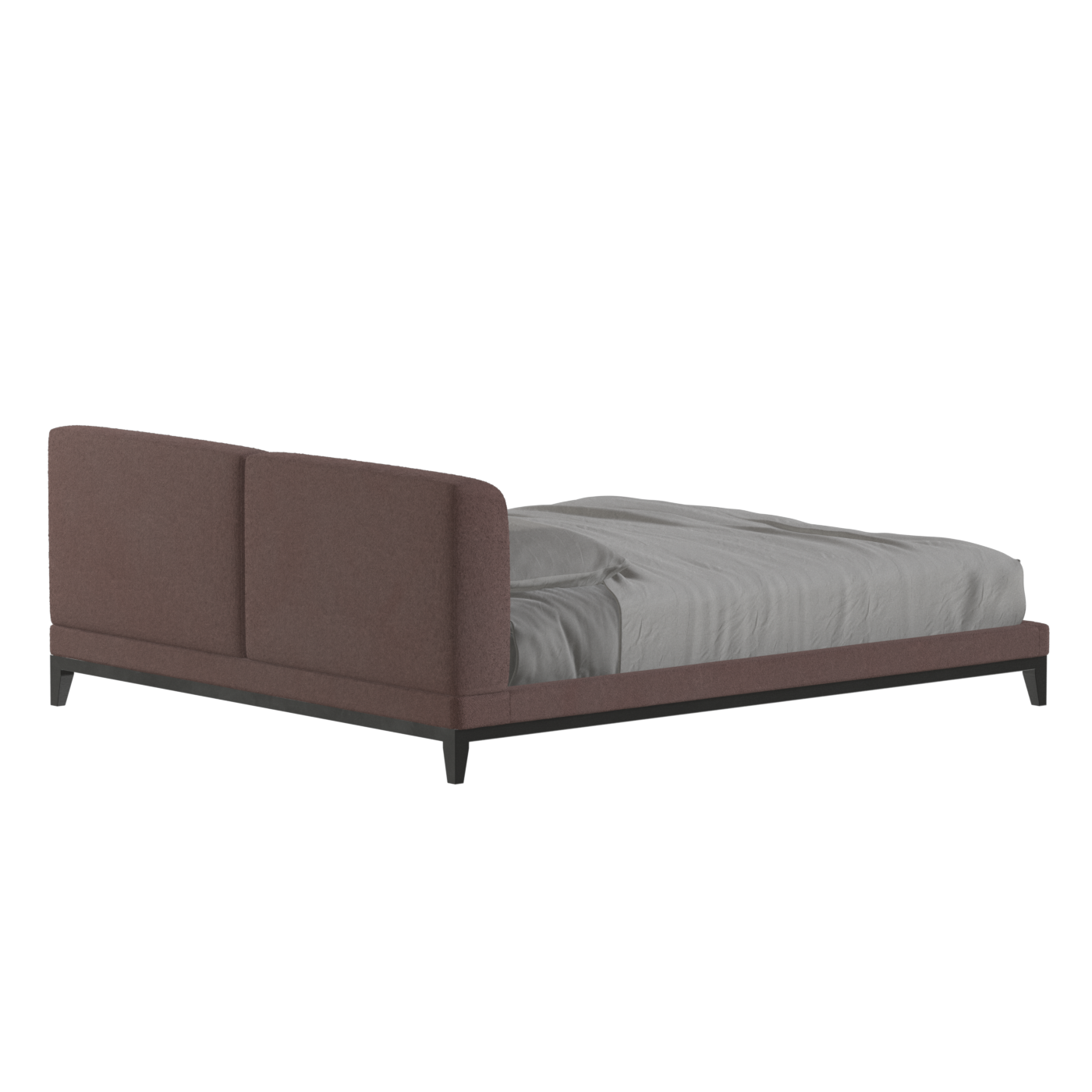 Infinity Upholstered Double Bed with Elegant Headboard