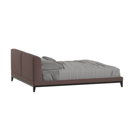 Infinity Upholstered Double Bed with Elegant Headboard