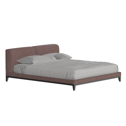 Infinity Upholstered Double Bed with Elegant Headboard