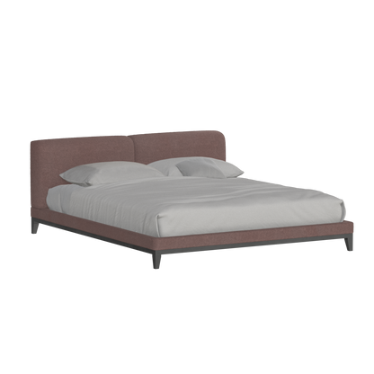 Infinity Upholstered Double Bed with Elegant Headboard