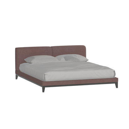 Infinity Upholstered Double Bed with Elegant Headboard