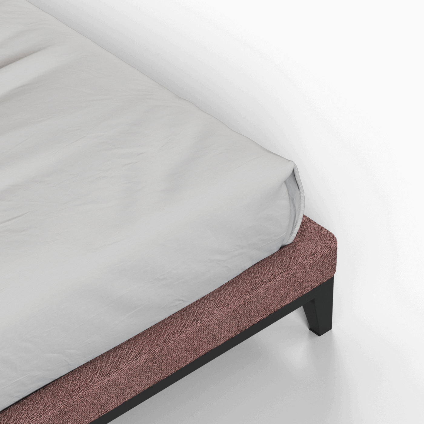 Infinity Upholstered Double Bed with Elegant Headboard