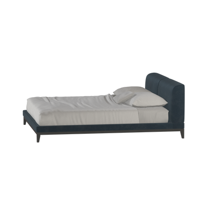 Lit double rembourré Infinity avec tête de lit élégante