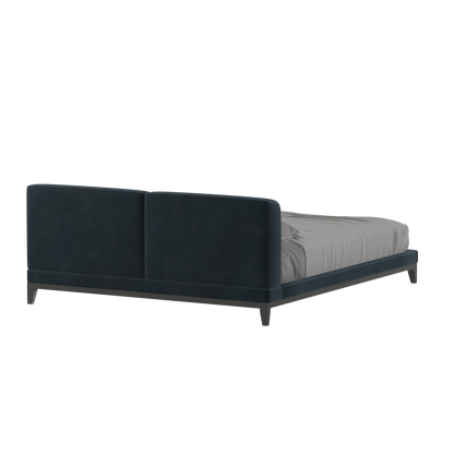 Lit double rembourré Infinity avec tête de lit élégante