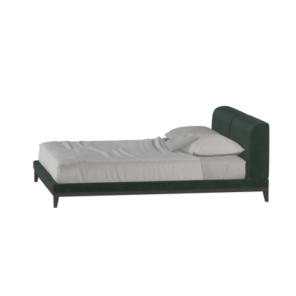 Lit double rembourré Infinity avec tête de lit élégante