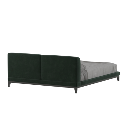 Lit double rembourré Infinity avec tête de lit élégante