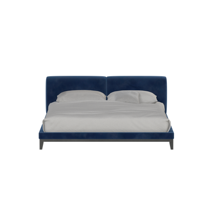 Infinity Upholstered Double Bed with Elegant Headboard
