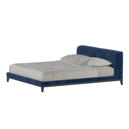 Infinity Upholstered Double Bed with Elegant Headboard