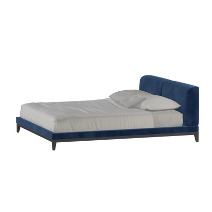 Infinity Upholstered Double Bed with Elegant Headboard