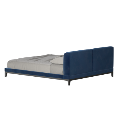 Infinity Upholstered Double Bed with Elegant Headboard