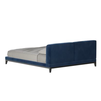 Infinity Upholstered Double Bed with Elegant Headboard