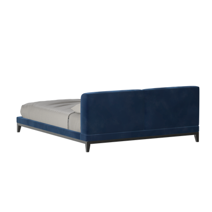 Infinity Upholstered Double Bed with Elegant Headboard