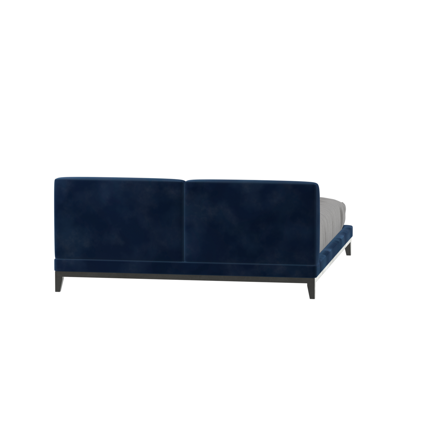 Infinity Upholstered Double Bed with Elegant Headboard