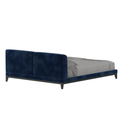 Infinity Upholstered Double Bed with Elegant Headboard