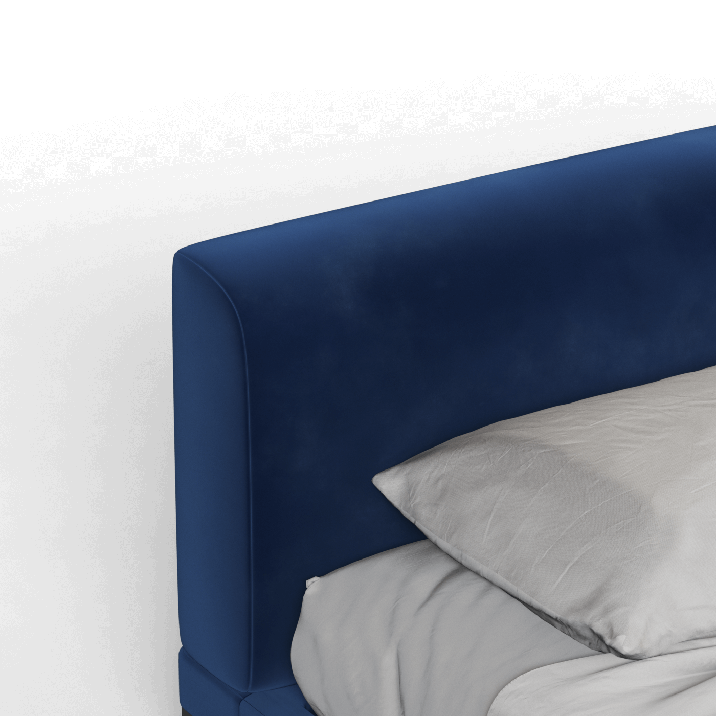 Infinity Upholstered Double Bed with Elegant Headboard