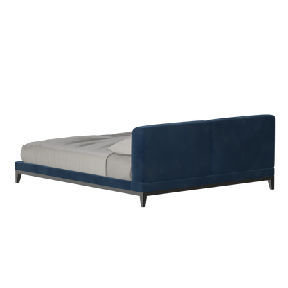 Infinity Upholstered Double Bed with Elegant Headboard