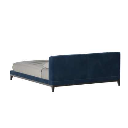 Infinity Upholstered Double Bed with Elegant Headboard