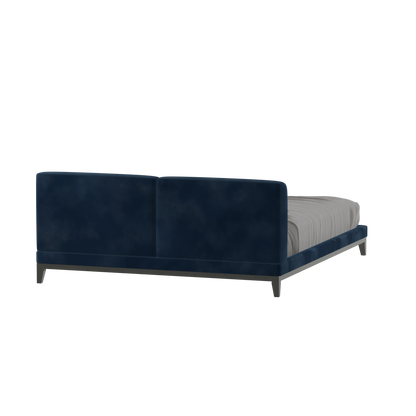Infinity Upholstered Double Bed with Elegant Headboard