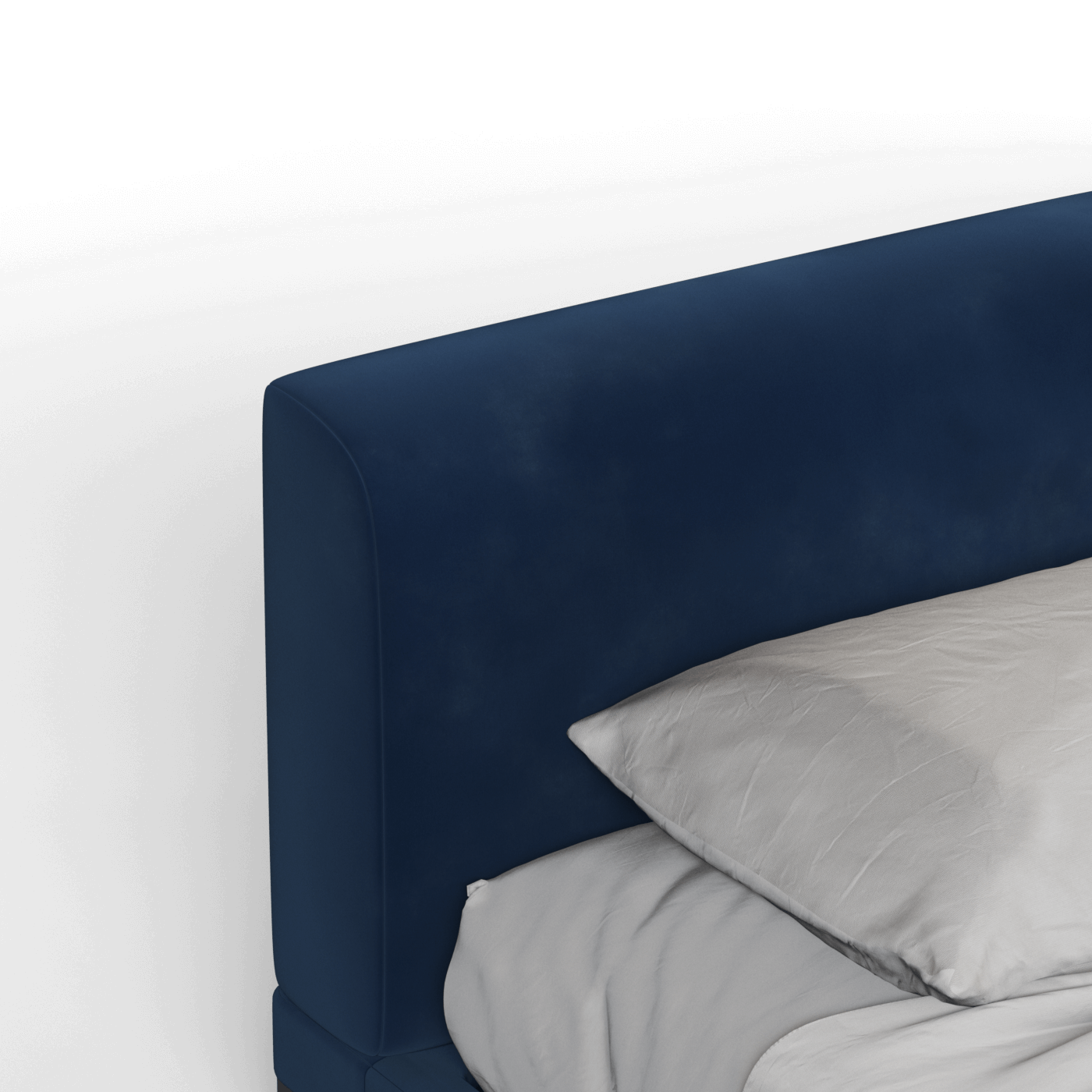 Infinity Upholstered Double Bed with Elegant Headboard