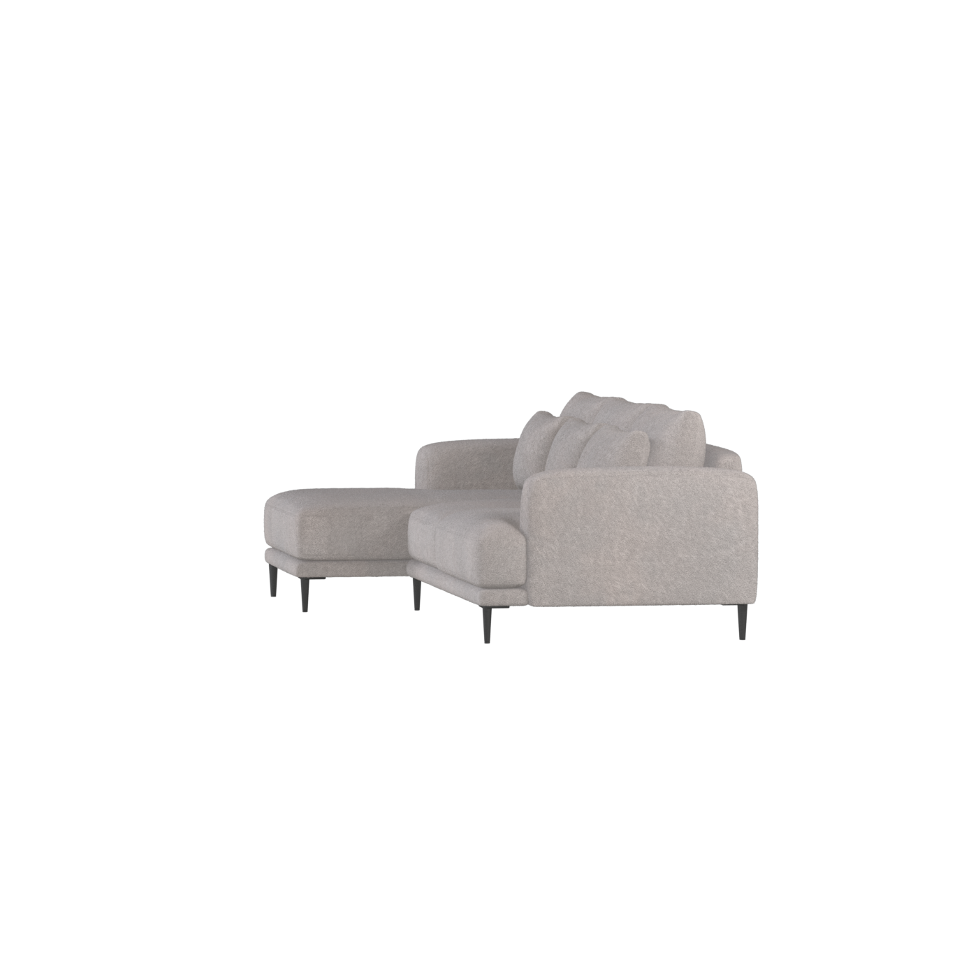 Canapé d'angle modulaire Joe – Finition en tissu de haute qualité