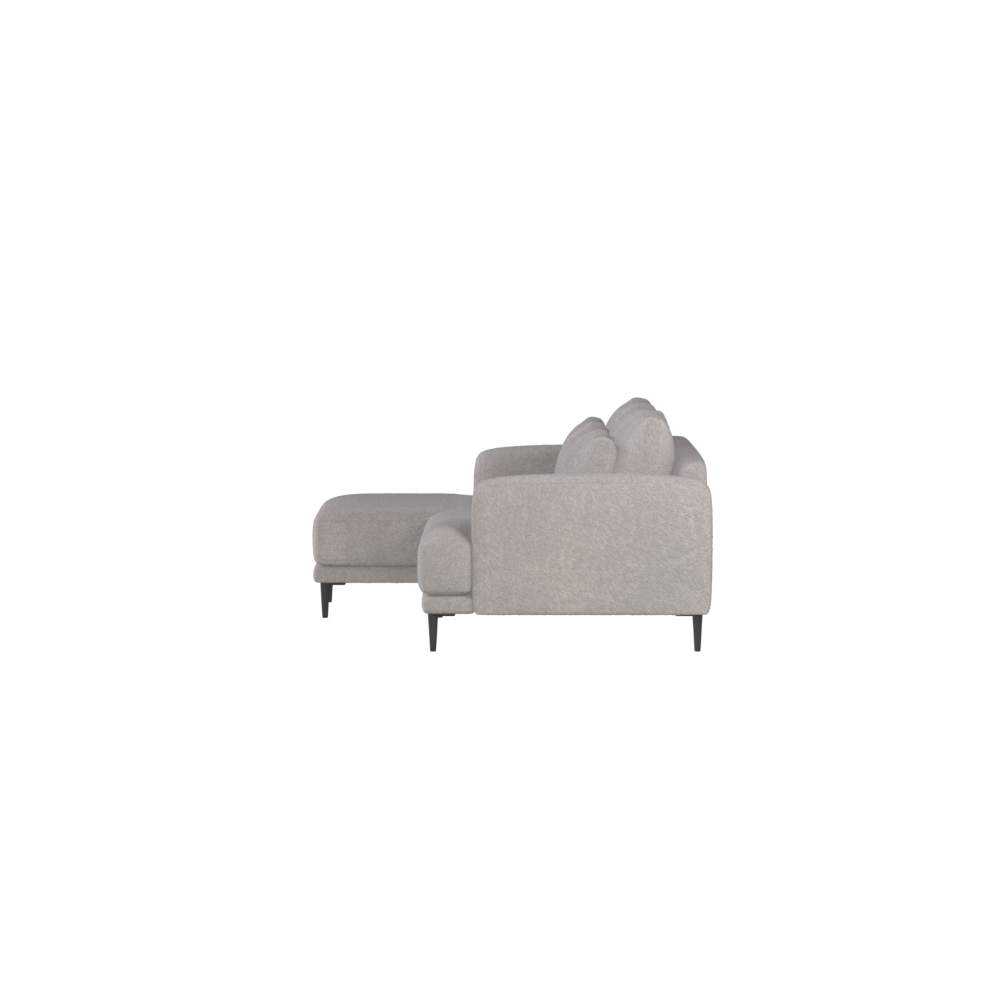 Canapé d'angle modulaire Joe – Finition en tissu de haute qualité