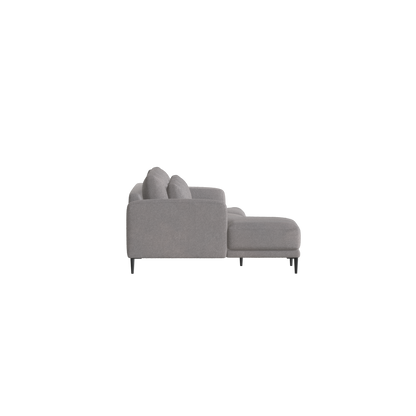 Canapé d'angle modulaire Joe – Finition en tissu de haute qualité