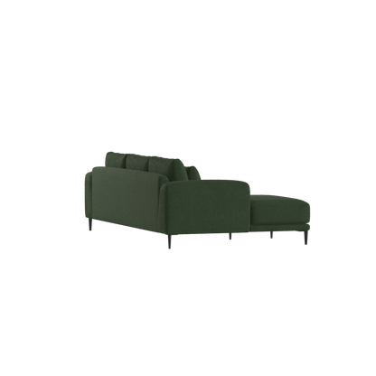 Canapé d'angle modulaire Joe – Finition en tissu de haute qualité