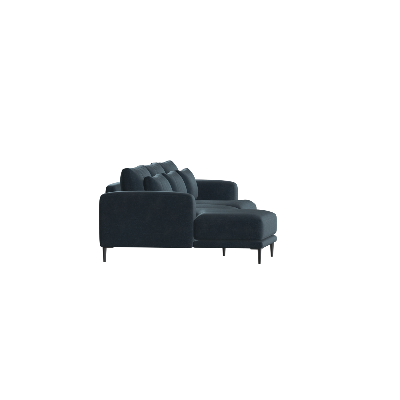 Canapé d'angle modulaire Joe – Finition en tissu de haute qualité