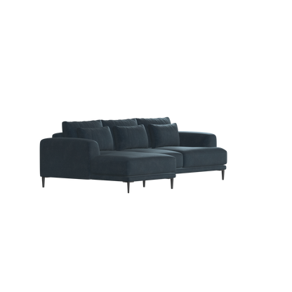 Canapé d'angle modulaire Joe – Finition en tissu de haute qualité