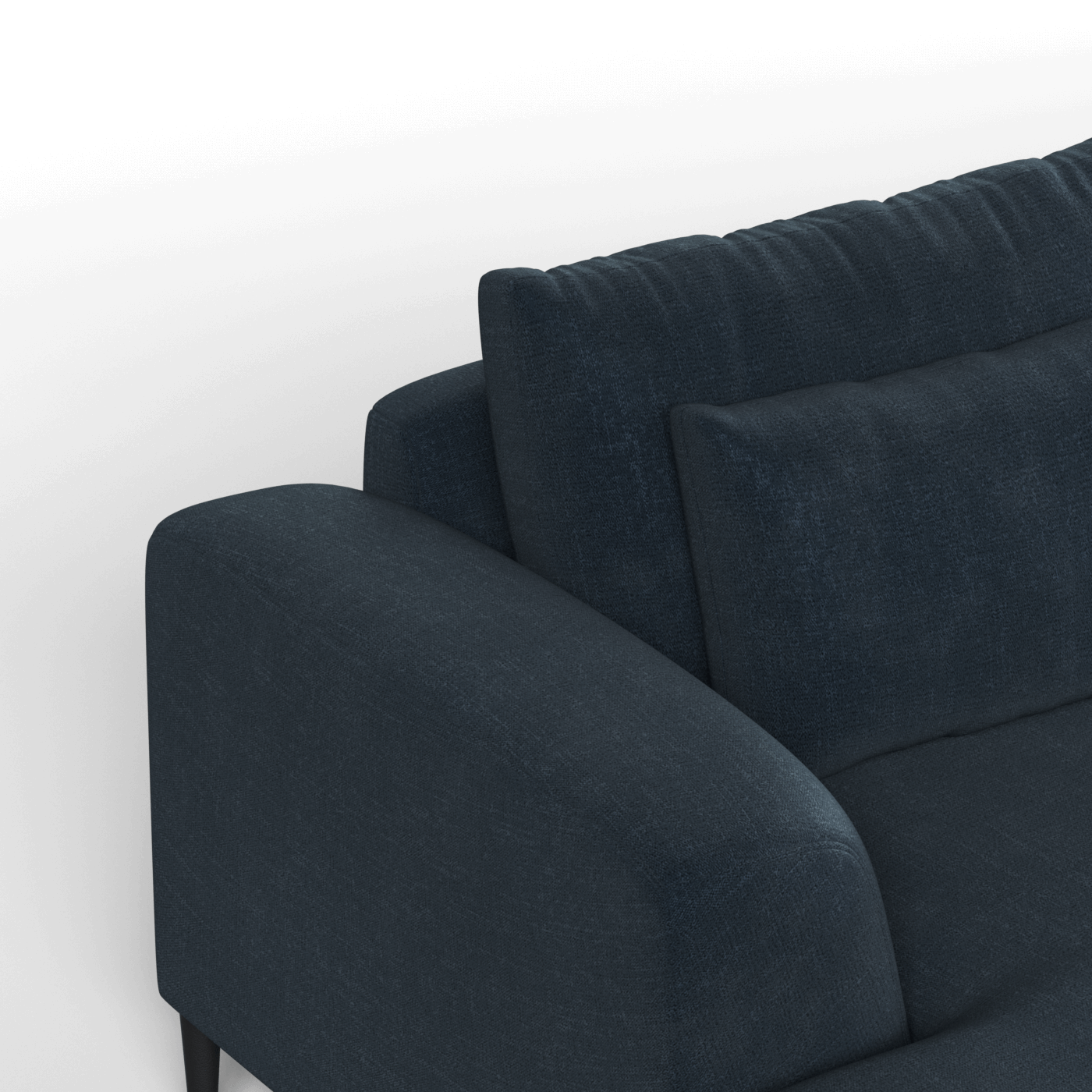 Canapé d'angle modulaire Joe – Finition en tissu de haute qualité