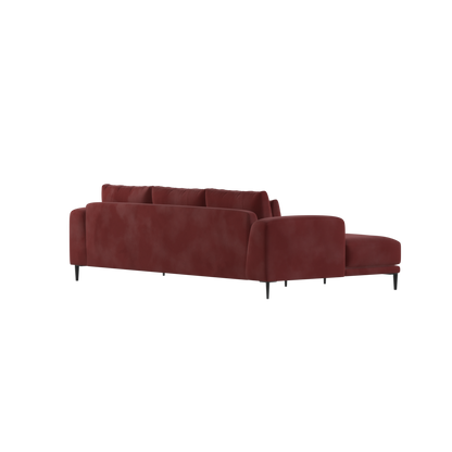 Canapé d'angle modulaire Joe – Finition en tissu de haute qualité