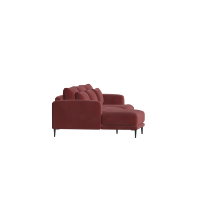 Canapé d'angle modulaire Joe – Finition en tissu de haute qualité