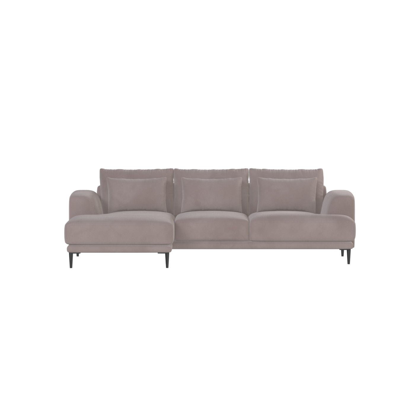 Canapé d'angle modulaire Joe – Finition en tissu de haute qualité
