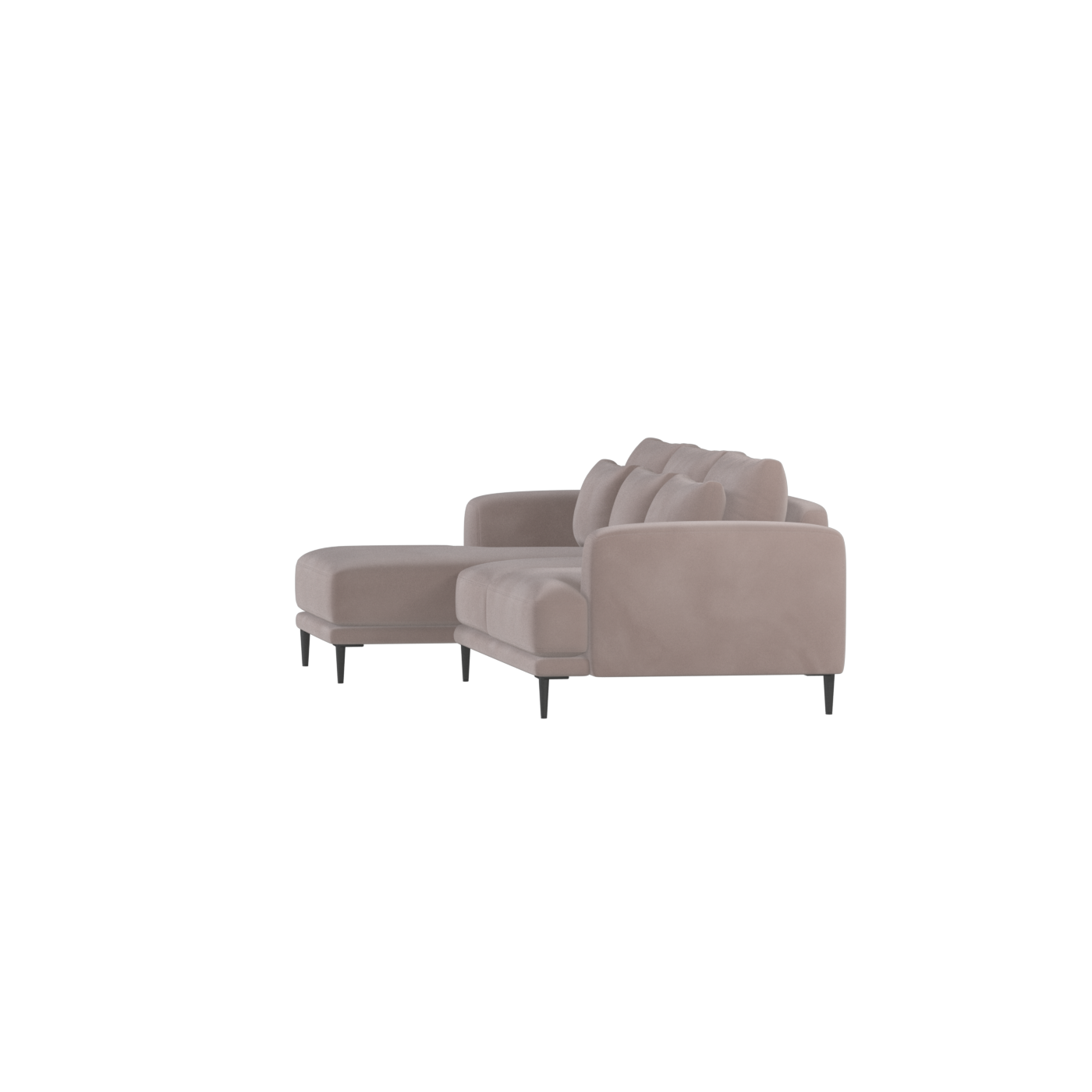 Canapé d'angle modulaire Joe – Finition en tissu de haute qualité