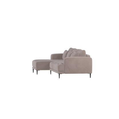 Canapé d'angle modulaire Joe – Finition en tissu de haute qualité