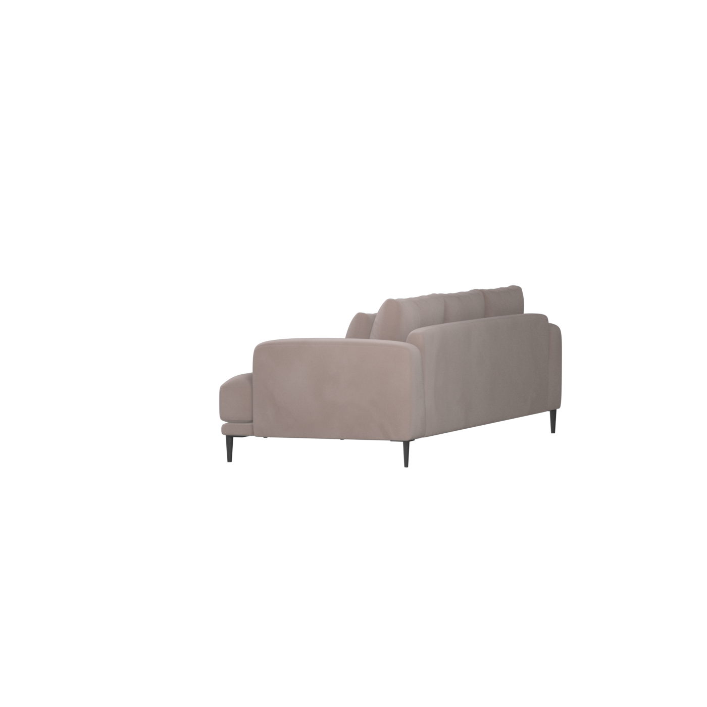 Canapé d'angle modulaire Joe – Finition en tissu de haute qualité