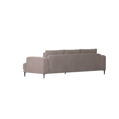 Canapé d'angle modulaire Joe – Finition en tissu de haute qualité