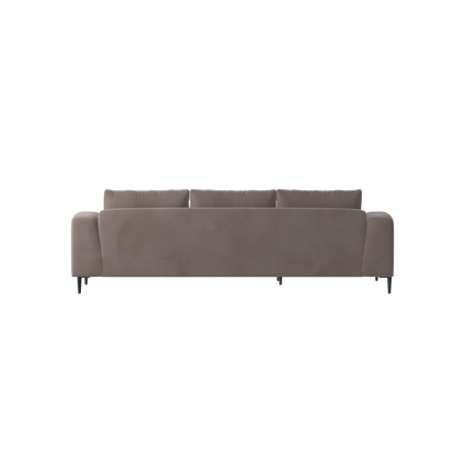 Canapé d'angle modulaire Joe – Finition en tissu de haute qualité