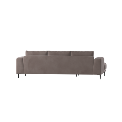 Canapé d'angle modulaire Joe – Finition en tissu de haute qualité